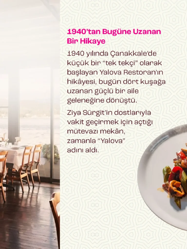 Yalova Restoran | Çanakkale