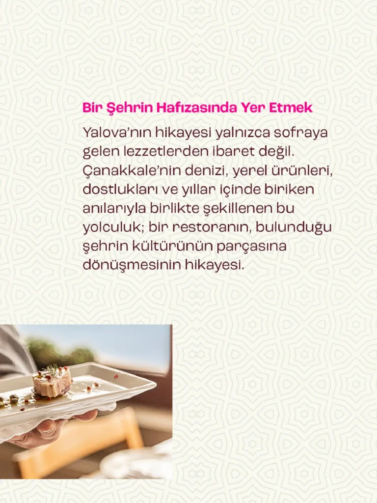 Yalova Restoran | Çanakkale